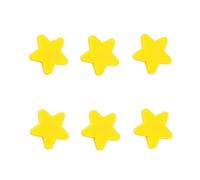 RSWZSFL 6 Pcs Cartoon Soft Rubber Knobs for Kids Star Shaped Drawer Knobs Cupboard Handles Cabinet Door Knobs Wardrobe Knobs Furniture Pulls Handles for Dresser Closets Bookcase (Yellow)