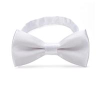RSXING Kids Bow Tie - Adjustable Classic Pre-Tied Bowties for Kids, Cute Fun Bow Tie for Party Wedding Ball Banquet for Boys & Girls (White)