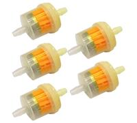RSYHVG 5 Pcs Gas Inline Fuel Filters Universal Motorcycle Petrol Inline Filters Durable Inline Fuel Filters for Motorcycle Electric Vehicle Electric Tricycle