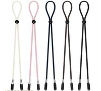 RSYHVG 5PCS Hat Strap Clips,Adjustable Hat Retainer Clips for Fishing Boating Sailing Keeper Hat Clip