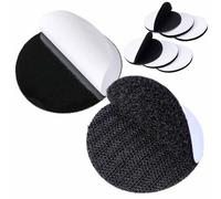 RSYHVG 6 Pairs 10CM Round Sticky Pads Dots Hook and Loop Self Adhesive Tape