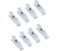 RSYHVG 8 Clips for Pleated Paper Blinds Shades, Clear Plastic Blinds Clips for Window Temporary Window Blinds Shades Clips that hold Curtains