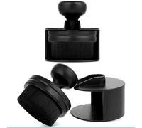 RSYHVG Car Tire Shine Brush, tyre dressing applicator Auto Tyre Cleaning Brush with Stand Cover Soft Tire Shine Applicator High-Density Detailing Brush for Auto Detail Vents Dash Trim Seats