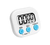 RSYHVG Digital Kitchen Timer, Big Digits, Loud Alarm, Magnetic Back, Retractable Stand, Count Up & Down, 99Min59Sec, White