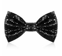 RSYHVG Glitter Bow Tie Sparkling Sequin Bowtie and Adjustable Strap Buckle Shiny Glittering Pre-tied Bow tie for Men Bachelor Dance Hen Night Party Carnival Christmas Fancy Dress Stage Show