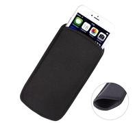 RSYHVG Universal Neoprene Black Mobile Phone Sleeve Shock Absorbing proof Pouch Case for Length 154 (mm) inside common