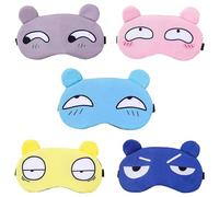 RSYHVGK ids Sleep Mask, Kids Sleep Eye Mask, Sleep Blackout Eye Mask with Adjustable Shoulder Straps, Night Travel Train Flight Eye Mask