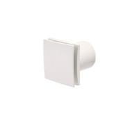 Manrose Deco100Sc 4"/100mm Standard Slimline Bathroom Extractor Fan In Chrome