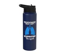 RT Lung Care Accessories Respiratory Therapist Appreciation Stainless Steel Insulated Water Bottle