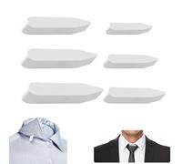 RT Set of 60 Collar Stays for Men's Shirts, Shirt Collar Insert, Collar Reinforcer Made of Chopsticks for a Perfect Fit of the Shirt Collar, Father or Husband (in 6 Sizes)