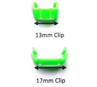 RT Supplies LTD MK5 Side Retaining Green Clip for UML inflator - 17mm