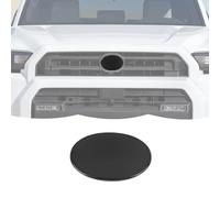 RT-TCZ Car Front Emblem Trim Cover Decoration Exterior Accessories for Toyota 4Runner 2024 2025 (Smoked Black)