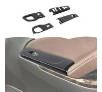 RT-TCZ Carbon Fiber Window Lift Switch Panel Cover Trim Decoration Interior Accessories for Chevy Suburban/Tahoe 2015-2019,for GMC Yukon 2015-2019