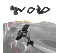 RT-TCZ For Wrangler JK Radio Mic Mount Holder, Passenger Grab Bar Walkie Talkie Phone Mount for Jeep Wrangler JK JKU 2011 2012 2013 2014 2015 2016 2017