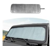 RT-TCZ Front Windshield Sunshade Sun Shade for 2018 Jeep Wrangler JL Windshield Custom-fit Sunshade Sun Visor Mat