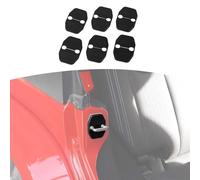 RT-TCZ JK Accessories for Jeep Wrangler Door Lock Cover Buckle ABS Decor Trim Door Locker Protector Decoration Cover Sticker for JK 2007-2018 6 PCS Black for Jeep Wrangler Accessories