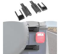 RT-TCZ Tailgate Hinge Cover Spare Tire Bracket Rear Door Trim Decoration Exterior Accessories for Jeep Wrangler TJ 1997-2006 (Black Carbon Fiber)