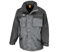 RT72 workguard heavy duty combo coat jacket work jacket winter jacket windproof - Grey - Large