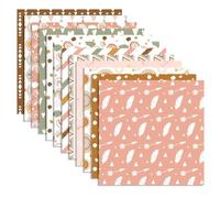 Rtauhife 12Inch X 12Inch Cute Patterned Cardstock Scrapbooking Paper, Cardmaking Craft Paper Pack 24Pcs