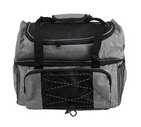 Rtauhife Bowling Bag and Padded Divider for Double Ball and One Pair of Bowling Shoes