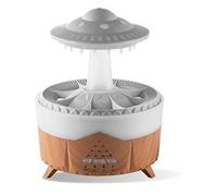 Rtauhife Rain Cloud Night Light Humidifier with Raining Water Drop Sound and 7 Color LED Light Essential Oil Diffuser, C Easy to Use