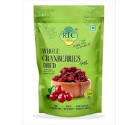 RTC Cranberries Whole 250 gm | Healthy Snaking for Adults and Kids | Rich in Iron | Immunity Booster | Instant Energy Booster | Dryfruits | Daily Diet
