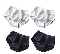 RTcald 4 Pcs 3D Butt Lift Breathable Panties,Tummy Control Butt Lifter Panties,Middle Waist Panties,Women Seamless Butt Lifter Shorts (F)
