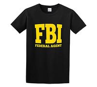 RTCJRT FBI Federal Bureau of Investigation Unisex Short-Sleeve T-Shirts Black