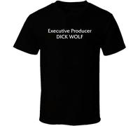 RTCJRT Funny Law and Order Executive Producer Dick Wolf T Shirt Black