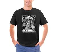 RTCJRT LA-Knight-Shirt-Wrestling-Shirt-Wrestling-Fan-Gift-LA-Knight-Yeah-Shirt-90s-Bootleg-Wrestling Black