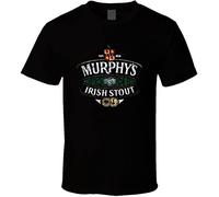 RTCJRT Murphy's Irish Stout Vintage Worn Look T Shirt Black