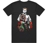 RTCJRT Saul Canelo Alvarez The King Boxing Fan T Shirt Black