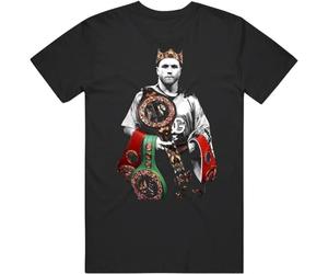 RTCJRT Saul Canelo Alvarez The King Boxing Fan T Shirt Black