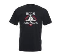 RTCJRT Starship Troopers Rico's Roughnecks (Rasczak's Roughnecks) Inspired T-Shirt Black