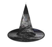 RTCVXZDSA Astronauts At Work Halloween Hat – Full Print Design, Comfortable Oxford Cloth, Foldable And Lightweight For Parties And Role Play