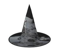 RTCVXZDSA Astronauts At Work Halloween Hat – Full Print Design, Comfortable Oxford Cloth, Foldable And Lightweight For Parties And Role Play