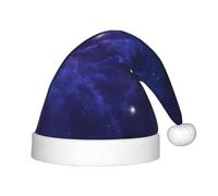 RTCVXZDSA Cosmic Starry Sky Kids' Holiday Hat – Festive Party Hat With Plush Pom-Pom, Perfect For Christmas, Halloween, And New Year'S Celebrations