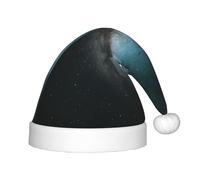 RTCVXZDSA Cosmic Starry Sky Kids' Holiday Hat – Festive Party Hat With Plush Pom-Pom, Perfect For Christmas, Halloween, And New Year'S Celebrations