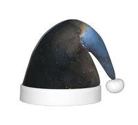 RTCVXZDSA Cosmic Starry Sky Kids' Holiday Hat – Festive Party Hat With Plush Pom-Pom, Perfect For Christmas, Halloween, And New Year'S Celebrations