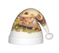 RTCVXZDSA Cute Hedgehog Kids' Holiday Hat â€“ Festive Party Hat With Plush Pom-Pom, Perfect For Christmas, Halloween, And New Year'S Celebrations