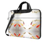 RTCVXZDSA Fish Carps With Spots Stylish Laptop Bag With Full-Print Design – Lightweight And Protective 600d Oxford Polyester Bag With Soft Lining, Perfect For Work, Travel & School