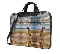 RTCVXZDSA Golden Retriever Stylish Laptop Bag With Full-Print Design â€“ Lightweight And Protective 600d Oxford Polyester Bag With Soft Lining, Perfect For Work, Travel & School