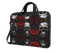 RTCVXZDSA Halloween Skull Stylish Laptop Bag With Full-Print Design – Lightweight And Protective 600d Oxford Polyester Bag With Soft Lining, Perfect For Work, Travel & School