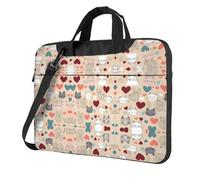 RTCVXZDSA Happy Walking Kitty Stylish Laptop Bag With Full-Print Design â€“ Lightweight And Protective 600d Oxford Polyester Bag With Soft Lining, Perfect For Work, Travel & School