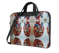 RTCVXZDSA Human Anatomy Heart Chart Stylish Laptop Bag With Full-Print Design â€“ Lightweight And Protective 600d Oxford Polyester Bag With Soft Lining, Perfect For Work, Travel & School