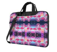 RTCVXZDSA Magic Mushroom Stylish Laptop Bag With Full-Print Design â€“ Lightweight And Protective 600d Oxford Polyester Bag With Soft Lining, Perfect For Work, Travel & School