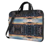RTCVXZDSA New York City Print Stylish Laptop Bag With Full-Print Design â€“ Lightweight And Protective 600d Oxford Polyester Bag With Soft Lining, Perfect For Work, Travel & School