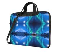 RTCVXZDSA Northern Lights Stylish Laptop Bag With Full-Print Design – Lightweight And Protective 600d Oxford Polyester Bag With Soft Lining, Perfect For Work, Travel & School