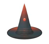 RTCVXZDSA Sunrise By The Sea Halloween Hat - Full Print Design, Comfortable Oxford Cloth, Foldable And Lightweight For Parties And Role Play