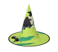 RTCVXZDSA The Dog That Picks Up Frisbees Halloween Hat - Full Print Design, Comfortable Oxford Cloth, Foldable And Lightweight For Parties And Role Play
